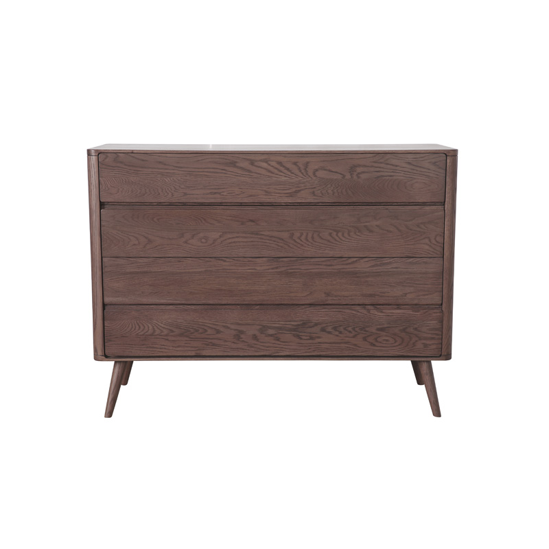 Dark Oak Range London Four Drawer Cabinet