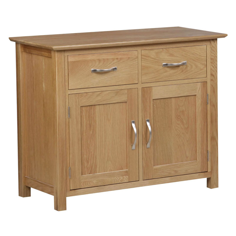 Oak ທີ່ທັນສະໄຫມ 2 ປະຕູ 2 Drawer Sideboard